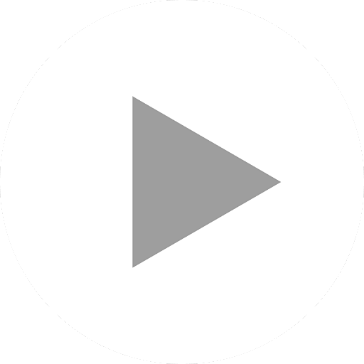 Play button symbol in circular background.